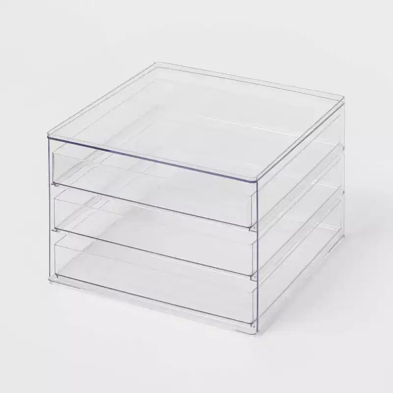 All Purpose 3 Drawer Storage Clear - Brightroom™