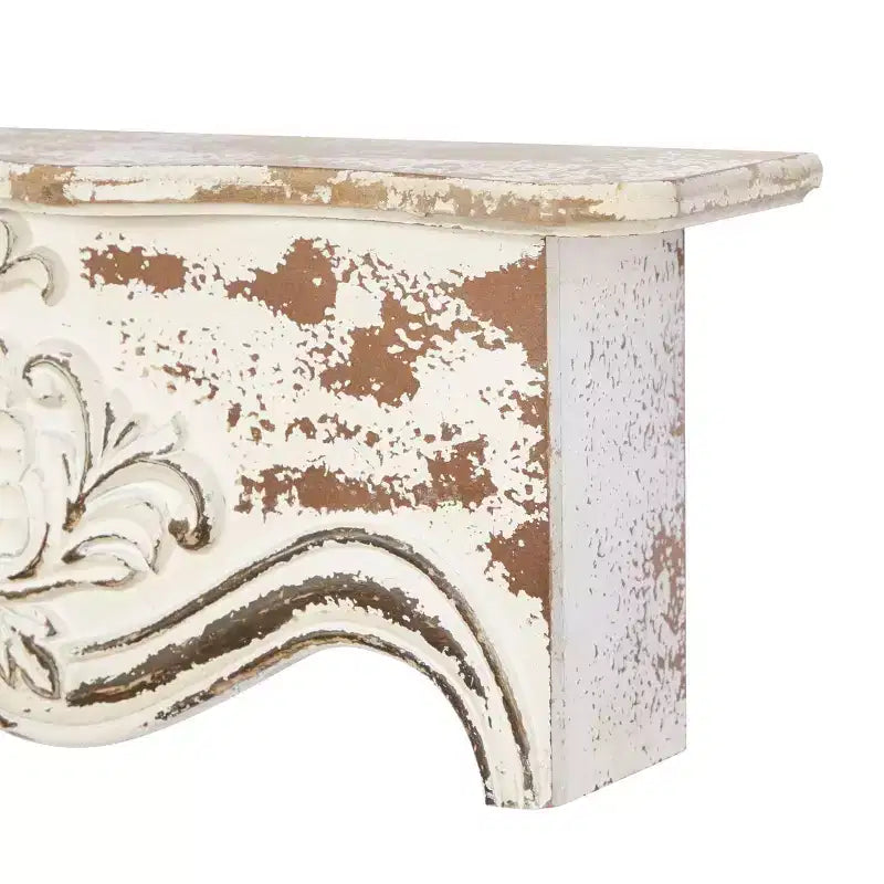Mensole da Parete in Legno di Abete Rustico 28" x 9" - Olivia & May: Decorazioni Vintage, Senza Ganci, Completamente Assemblate