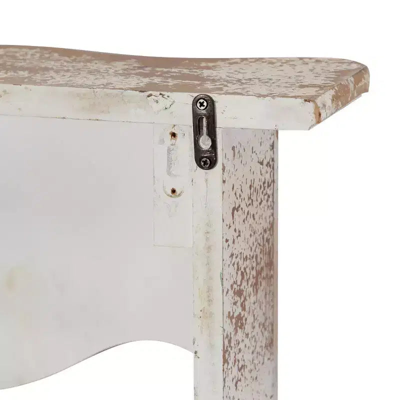 Mensole da Parete in Legno di Abete Rustico 28" x 9" - Olivia & May: Decorazioni Vintage, Senza Ganci, Completamente Assemblate