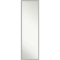 15" x 49" Hera Framed Full Length On the Door Mirror Chrome - Amanti Art: Polystyrene Frame, No Assembly Required