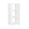 RiverRidge Kids' Bookshelf and Toy Organizer Tower with 3 Cubbies and 6 Bookracks for Playroom/Nursery and Reading Nook White