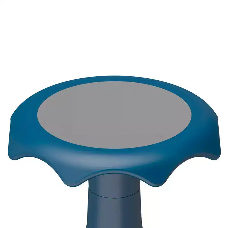 Sgabello ergonomico blu ad altezza fissa, 1 persona