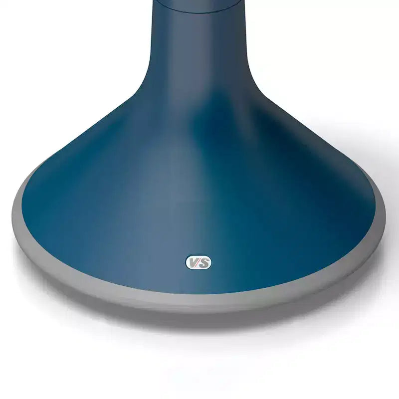 Sgabello ergonomico blu ad altezza fissa, 1 persona