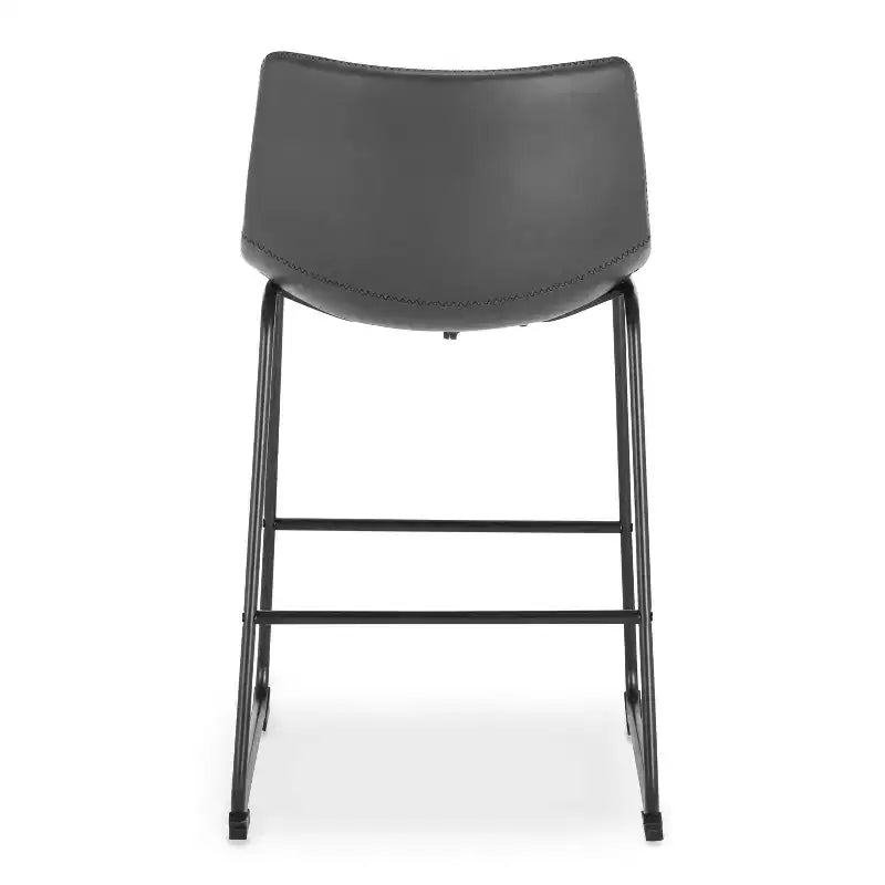 Sgabello da bancone rivestito in tessuto marrone/grigio/beige, set da 3