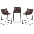 Edgemod Set of 3 24 High Brinley Counter Height Barstools