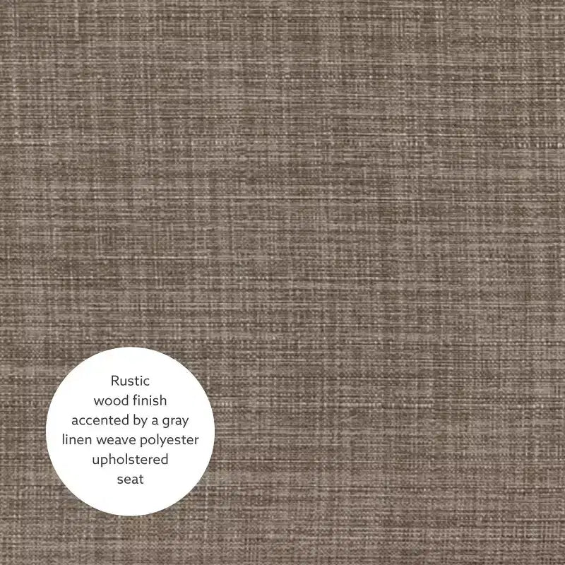 Sgabello da bancone senza schienale, imbottito, beige/grigio/marrone/naturale, 1 posto