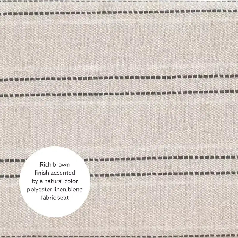 Sgabello da bancone senza schienale, imbottito, beige/grigio/marrone/naturale, 1 posto