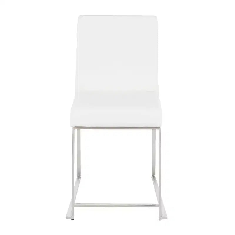 Sedia da pranzo contemporanea con schienale alto, oro/acciaio inossidabile, velluto/tessuto, set da 2
