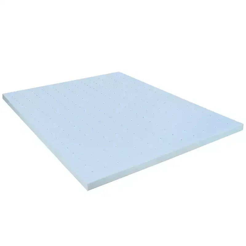Pacco Materasso in Peluche Medio Bianco e Topper in Memory Gel, 1–2 Persone