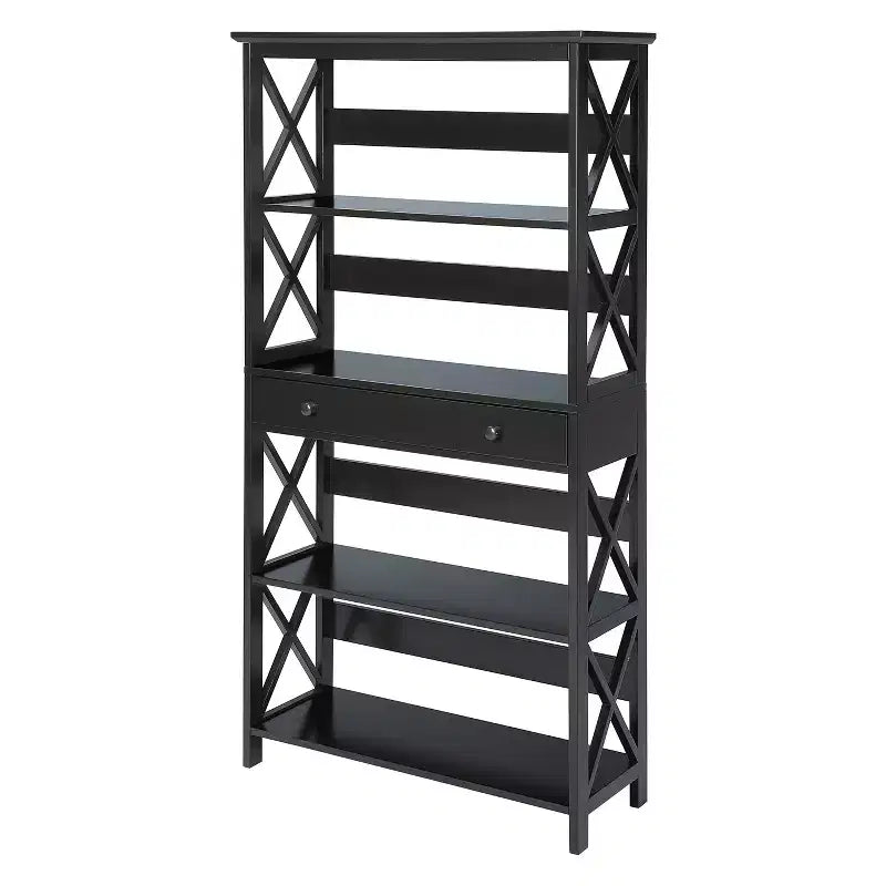 59,75 Libreria a 5 ripiani con cassetto Breighton Home Xavier