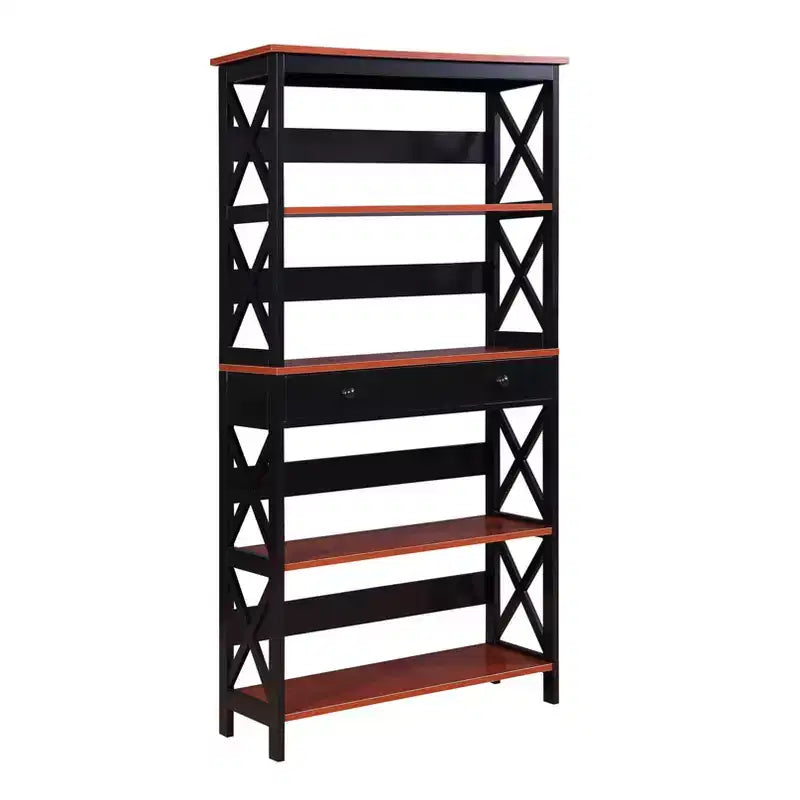 59,75 Libreria a 5 ripiani con cassetto Breighton Home Xavier