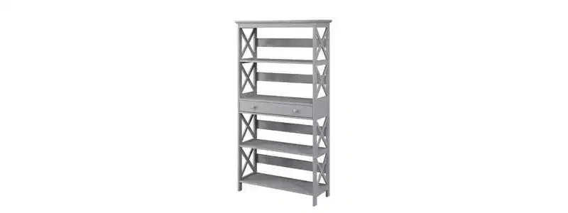 59,75 Libreria a 5 ripiani con cassetto Breighton Home Xavier