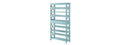 59.75 Breighton Home Xavier 5-Shelf Bookcase with Drawer