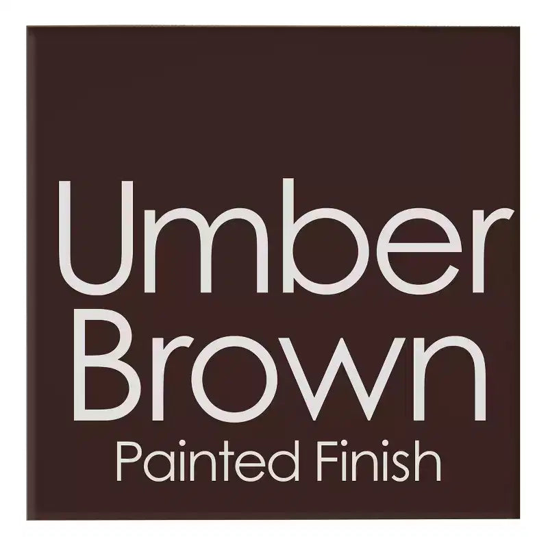 Tavolino finale in stile shaker marrone Umber con cassetto, set da 2