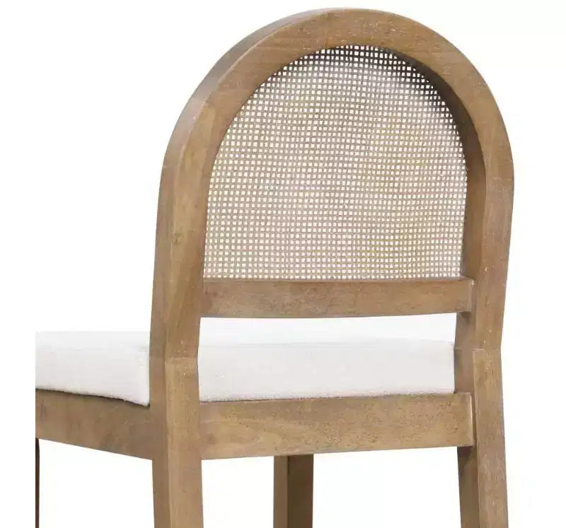 Sgabello da bar Boucle ad altezza bancone, multicolore, set da 4