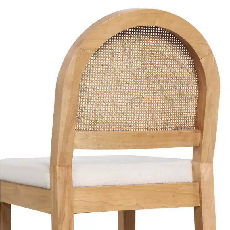 Sgabello da bar Boucle ad altezza bancone, multicolore, set da 4