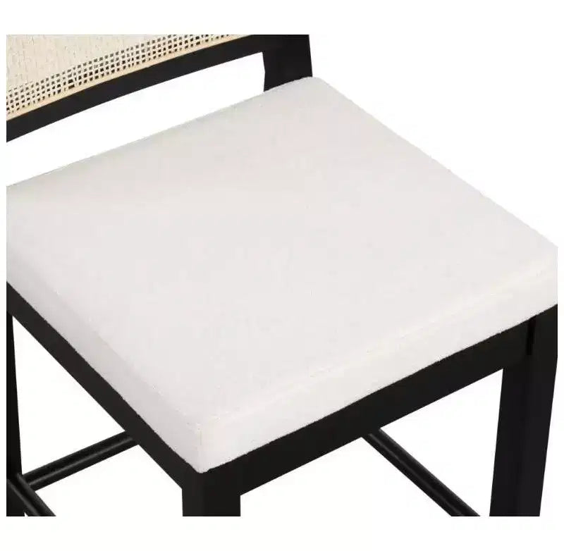 Sgabello da bar Boucle ad altezza bancone, multicolore, set da 4
