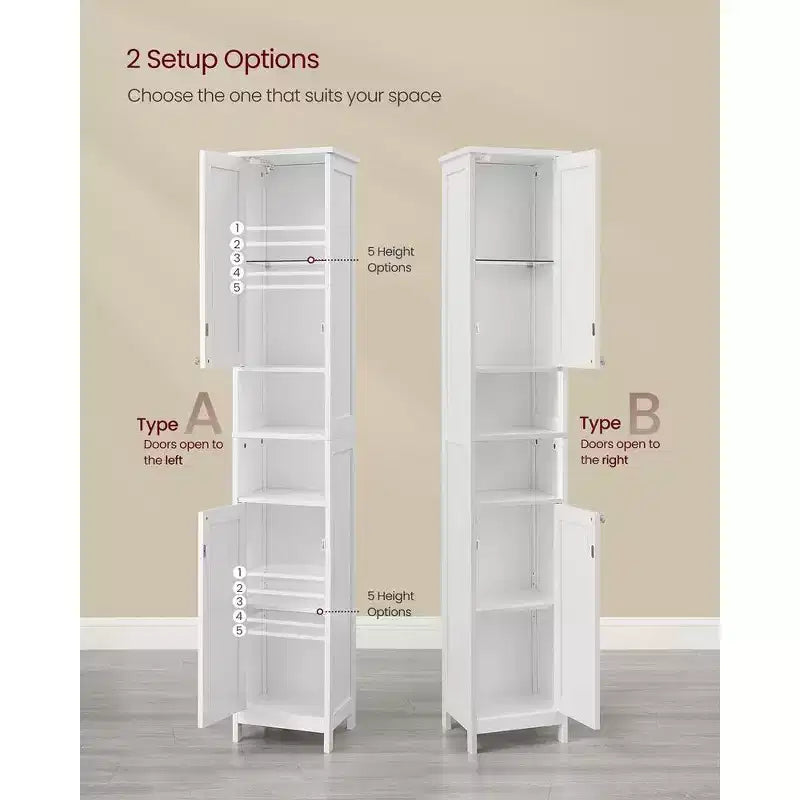 Mobile bagno alto con luci, verde foresta / bianco, 2 ante, montaggio 1 persona