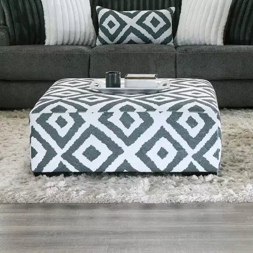 HOMES: Inside + Out Telven 41" Square Upholstered Ottoman