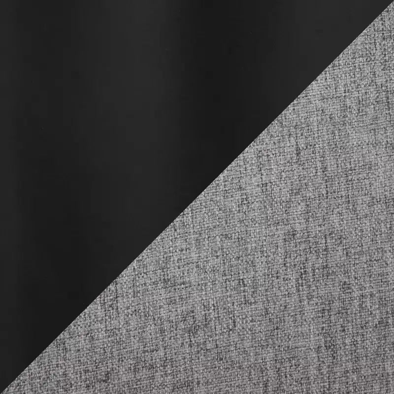 Set di 2 sgabelli da bar alti regolabili – Nero/Oro, Tessuto Crema/Grigio